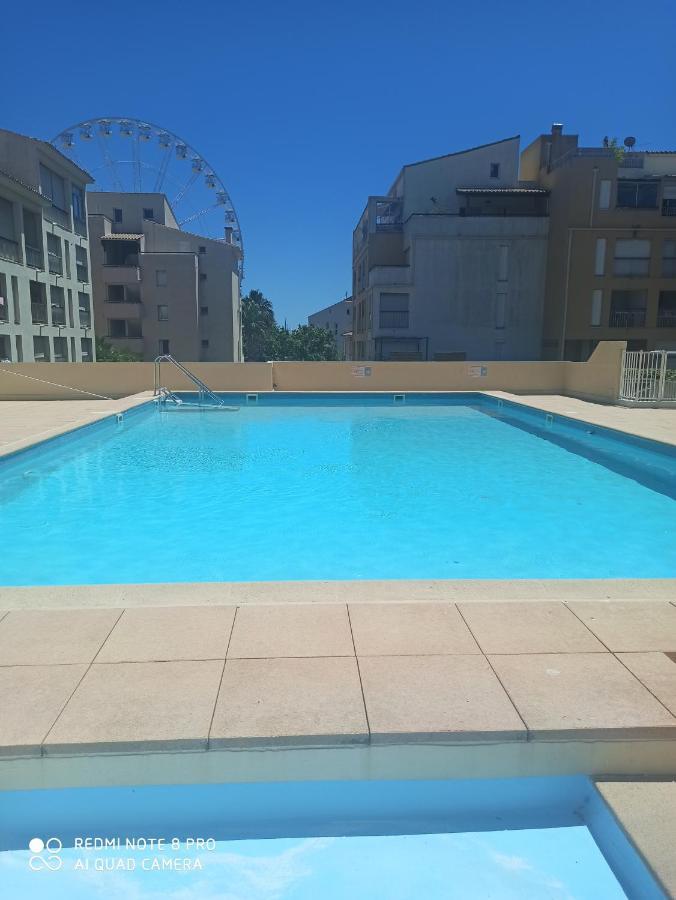 Port Studio Piscine, Parking, Prive,Navette Aeroport แอกด์ ภายนอก รูปภาพ